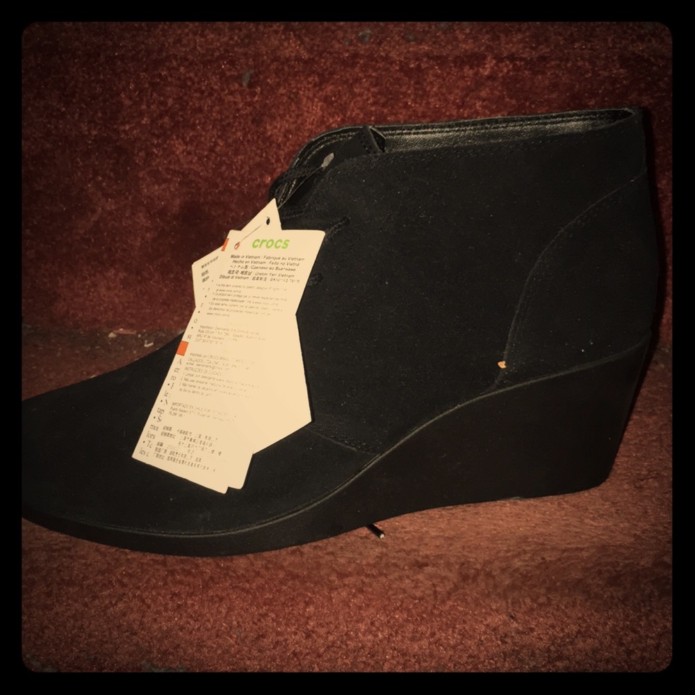 Leigh suede wedge shootie